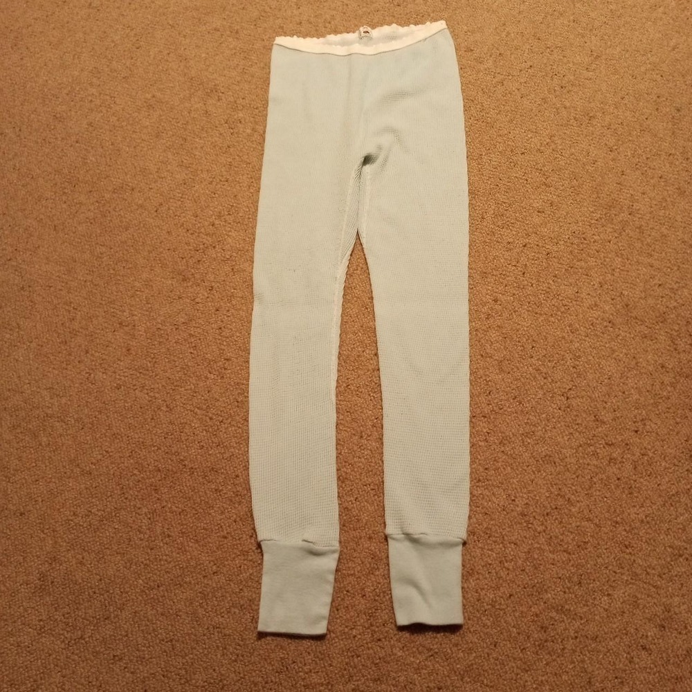 VINTAGE POWDER BLUE FRUIT OF LOOM WOMAN'S LONG JOHNS
